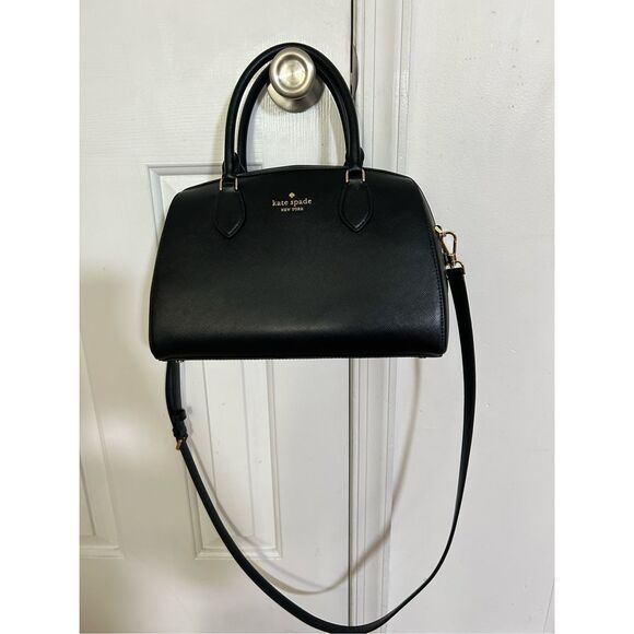 kate spade Handbags - Kate Spade Madison Large Dolly Duffle Satchel Crossbody Shoulder bag-Black NwT